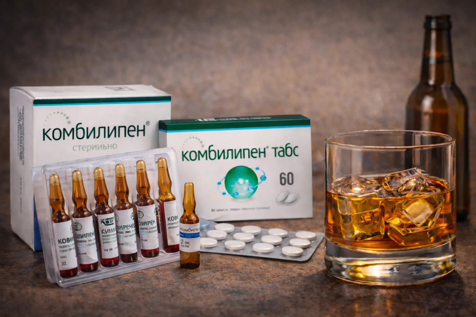 Комбилипен и алкоголь: совместимость